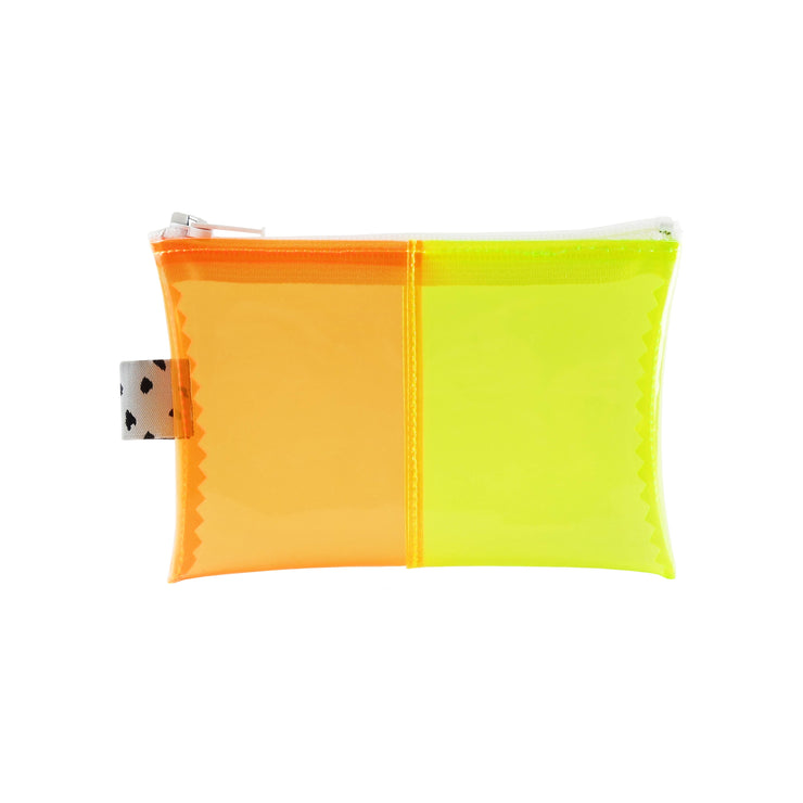 Orange & Yellow Vinyl Wallet