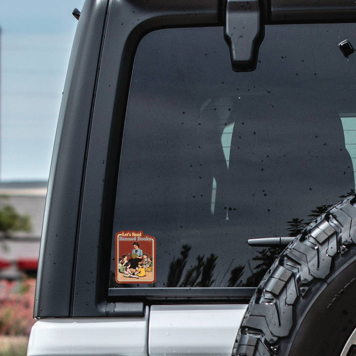 Book Politics Schools Library High Quality Vinyl Sticker