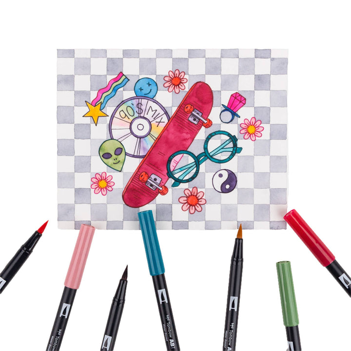 Dual Brush Markers: The Nineties