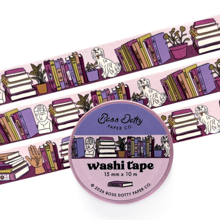 Bookshelf Washi Tape