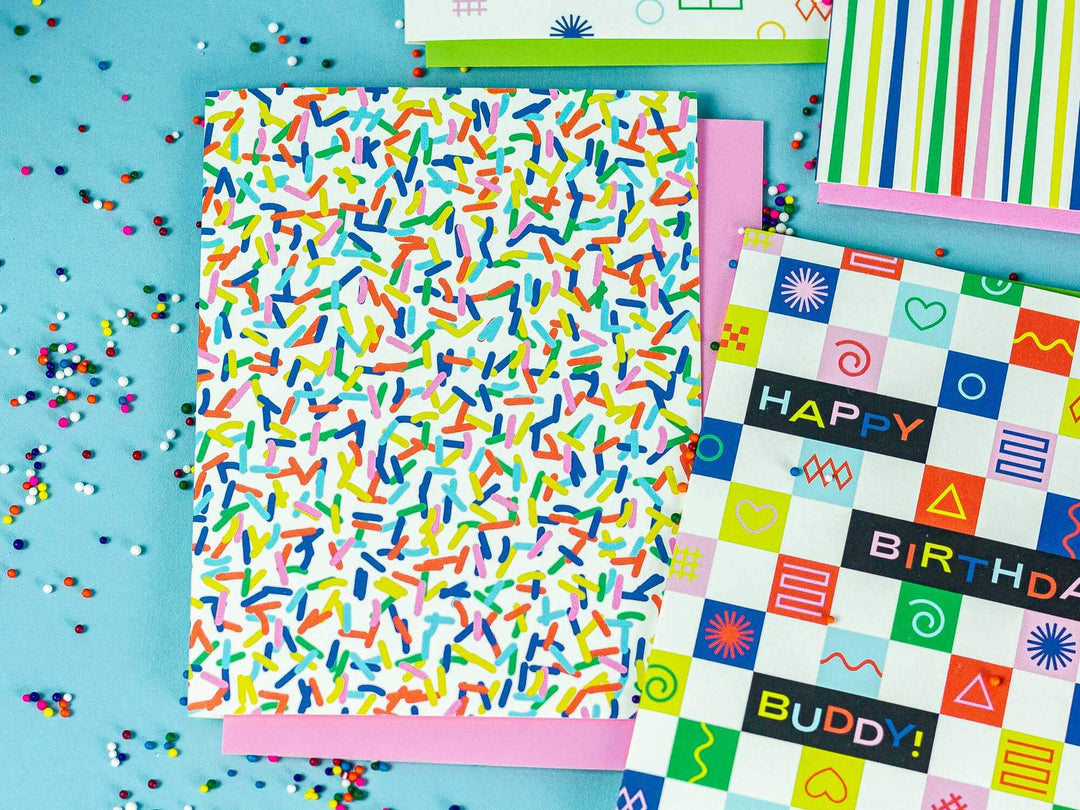 Loaded Sprinkles Blank Pattern Card