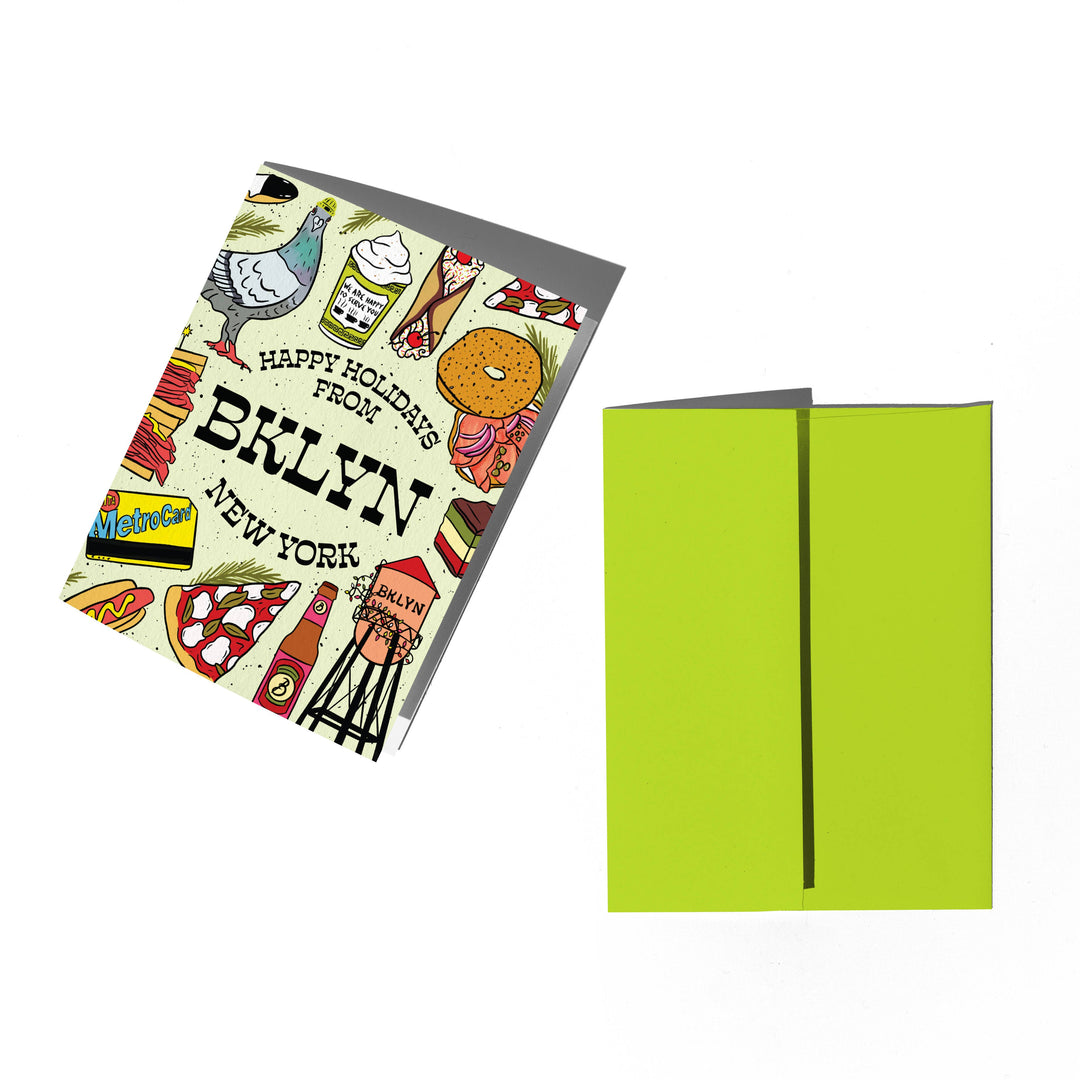 Happy Holidays from Brooklyn Card: Single card