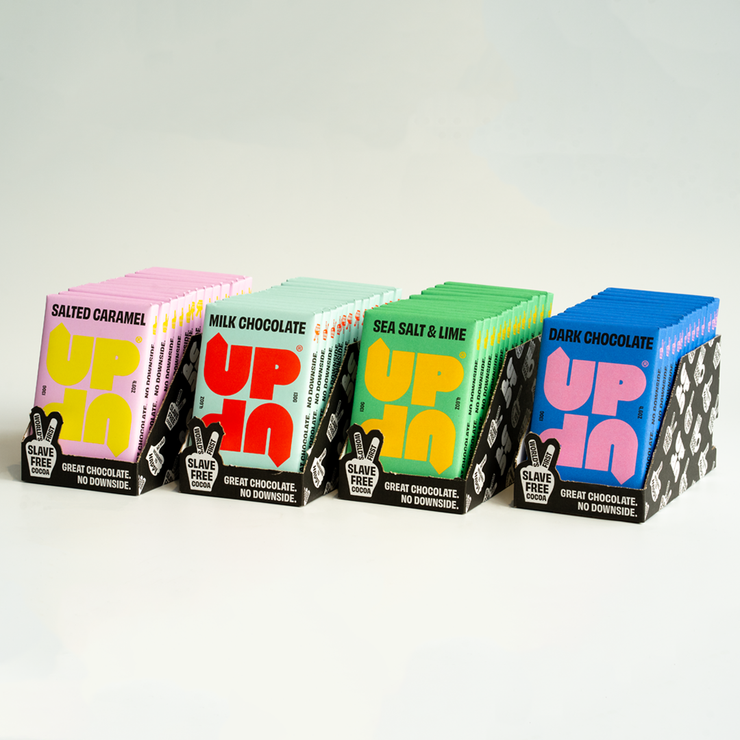 UP & UP Chocolate: Sea Salt & Lime Milk Chocolate Bar