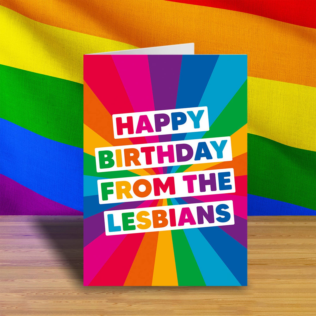 Happy Birthday from the lesbians Greeting Card