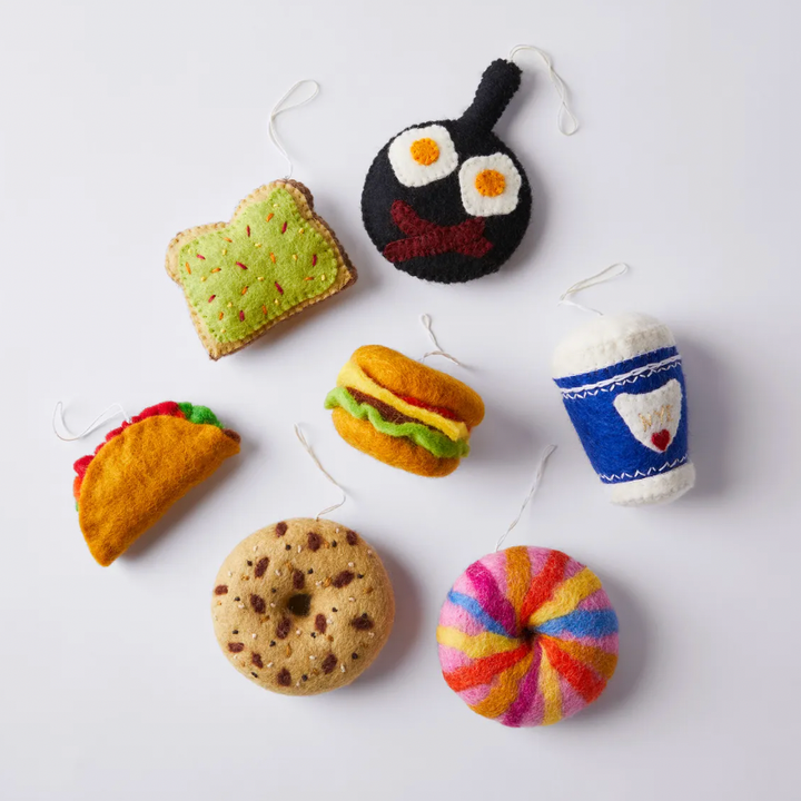 Felt Everything Bagel Ornament