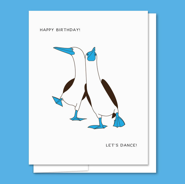 Happy Birthday Booby - Letterpress Funny Birthday Card