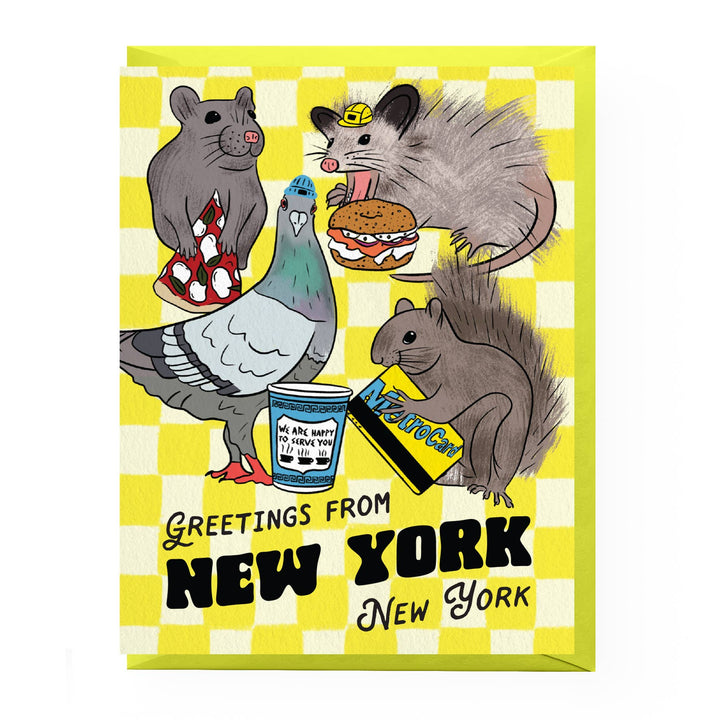 Greetings from New York Card