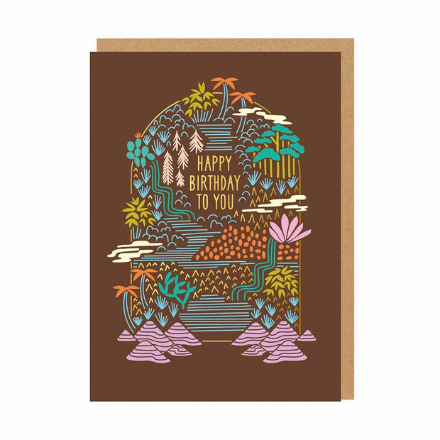 Happy Birthday To You Tropical Greeting Card