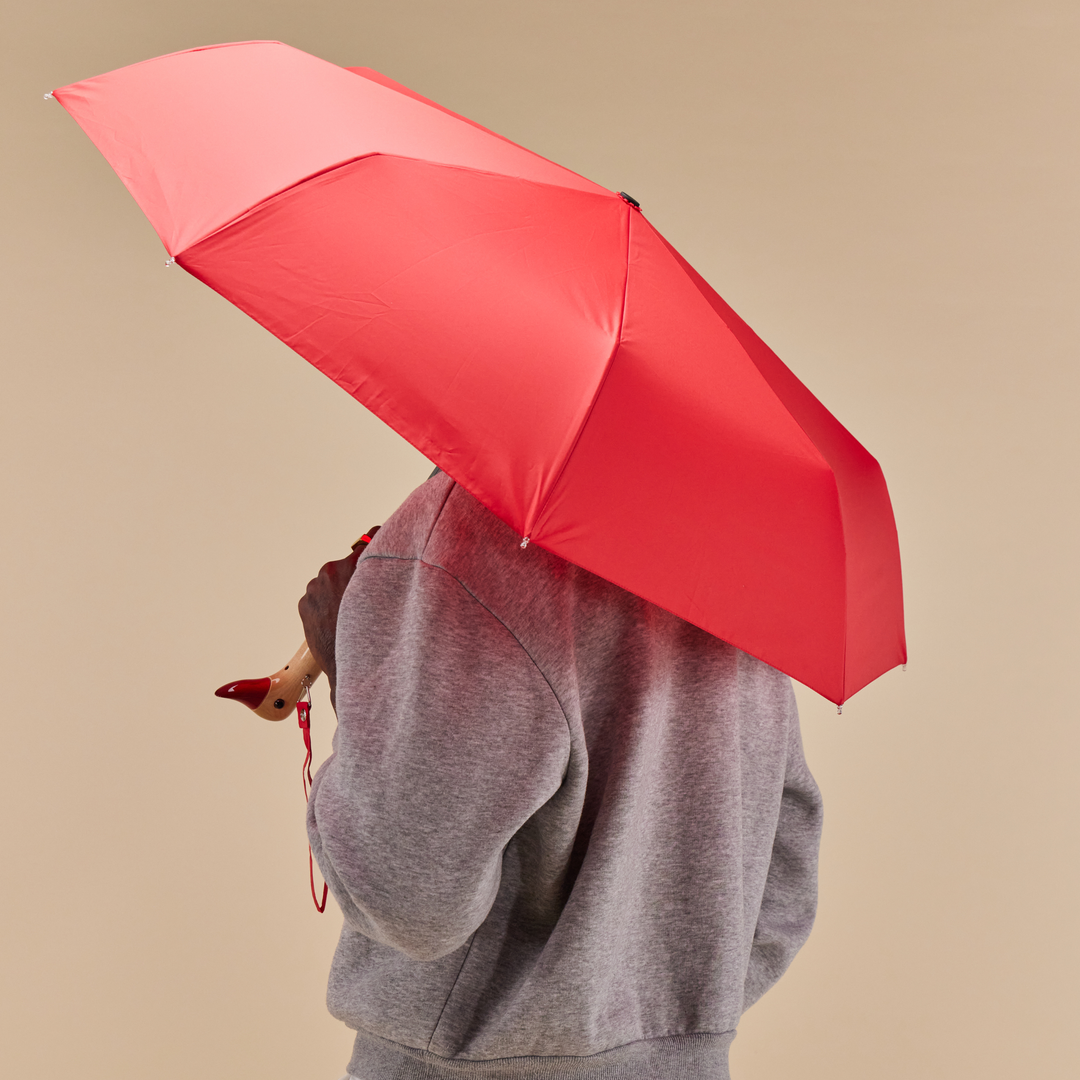 Red Compact Eco-Friendly Original Duckhead Umbrella
