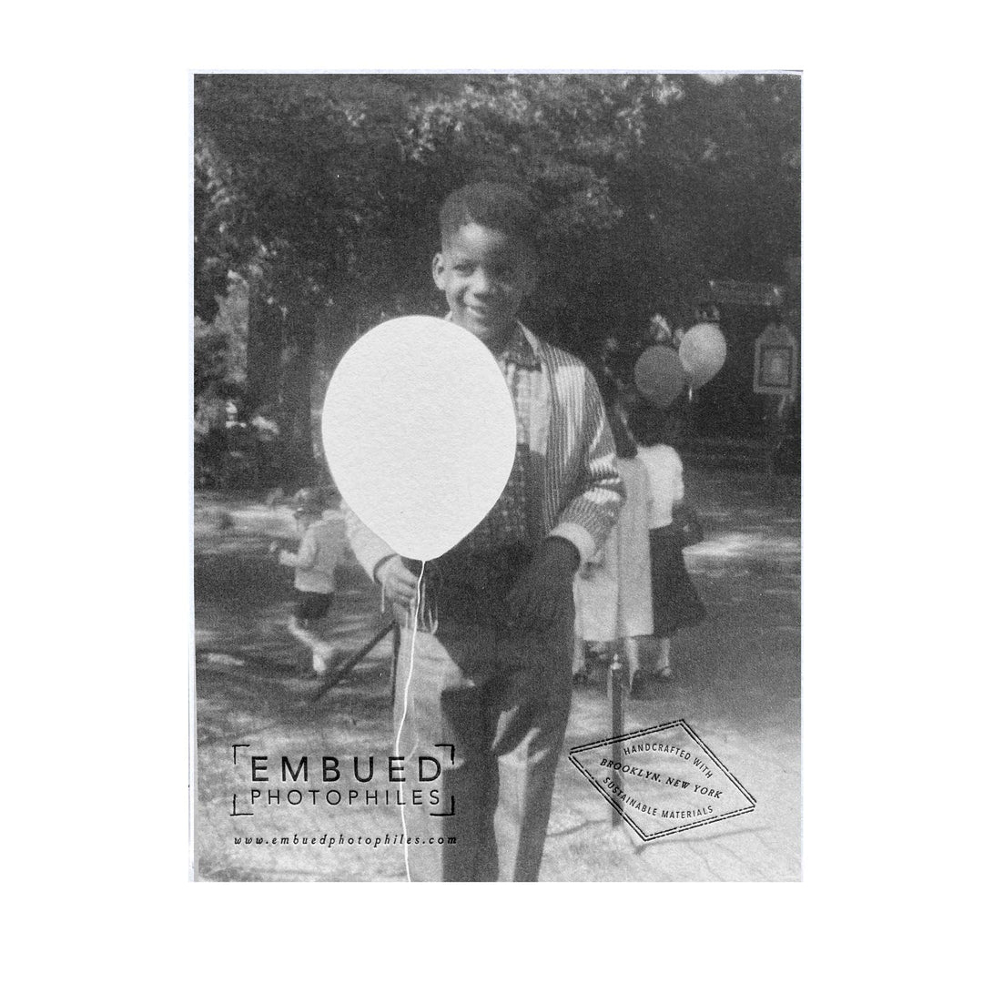 Orange Balloon Happy Birthday Card