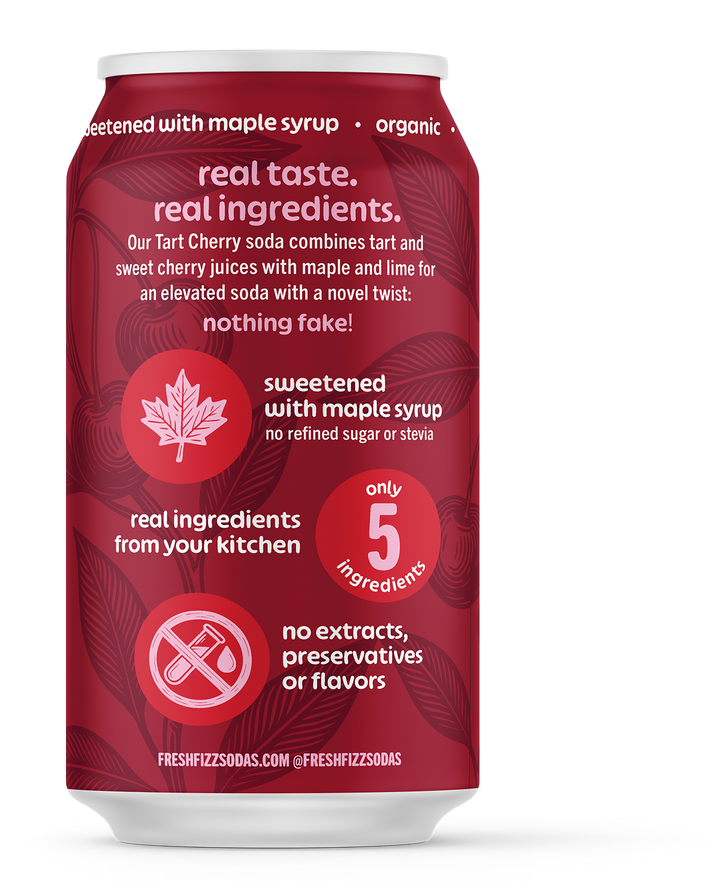 Tart Cherry - Natural Soda (12-Pack)