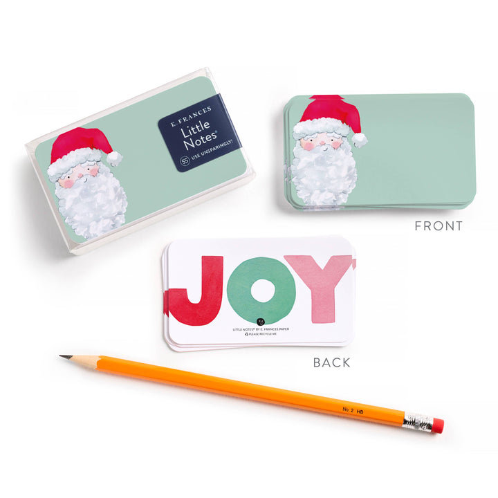 Vintage Santa Little Notes® – Mini Notecard Pack, Set of 5