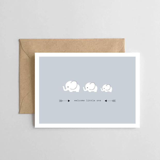 Welcome Little One Baby Card