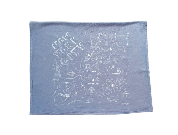 New York City Tea Towel: Natural