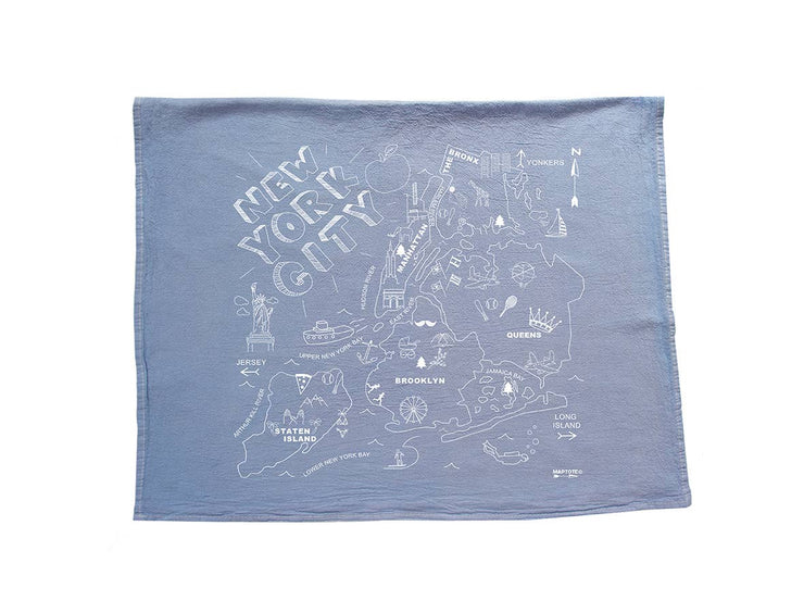 New York City Tea Towel: Natural