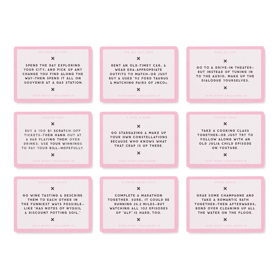 Brass Monkey Date Night Challenges