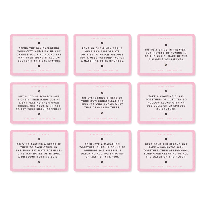 Brass Monkey Date Night Challenges