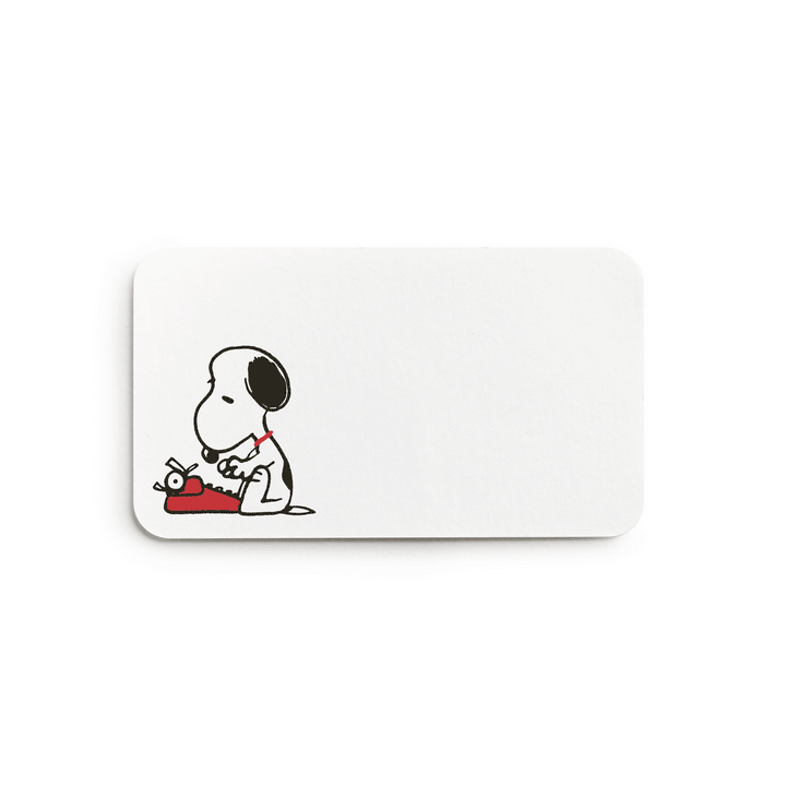 E. Frances x Peanuts™ Snoopy Typing Little Notes