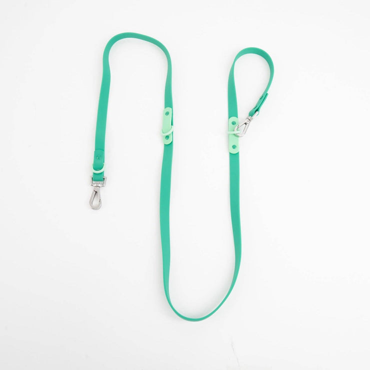 The Fritz Dog Leash | Leash wit Handle | Multi Dog Leash: Baby blue red / Standard