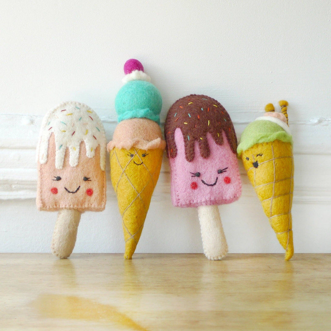 Pink Popsicle Squeaker Toy