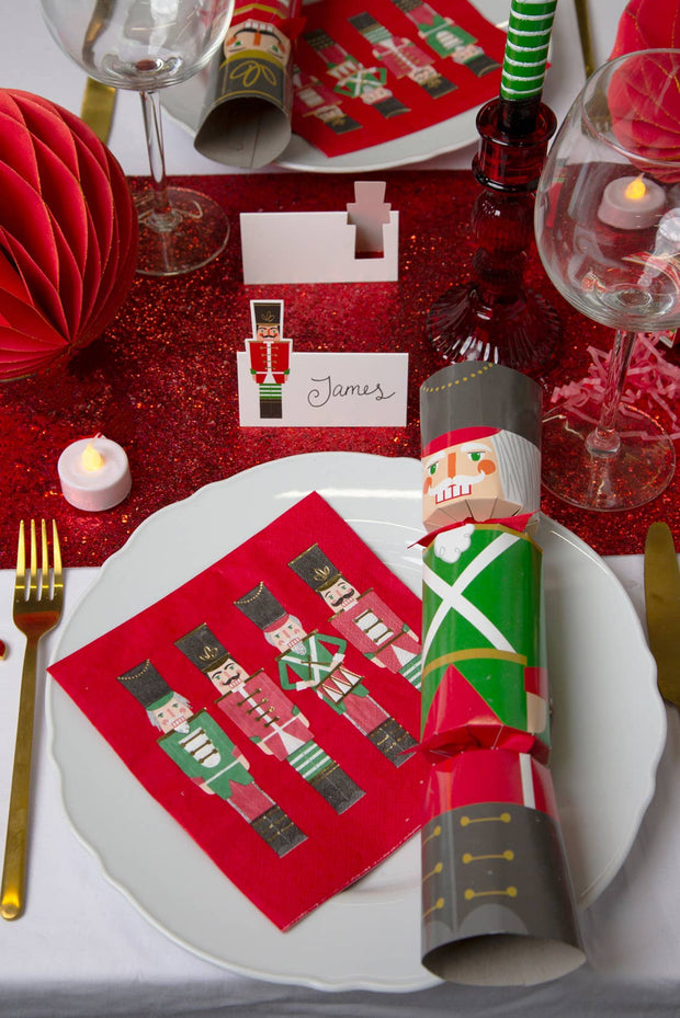 Red Nutcracker Christmas Napkins