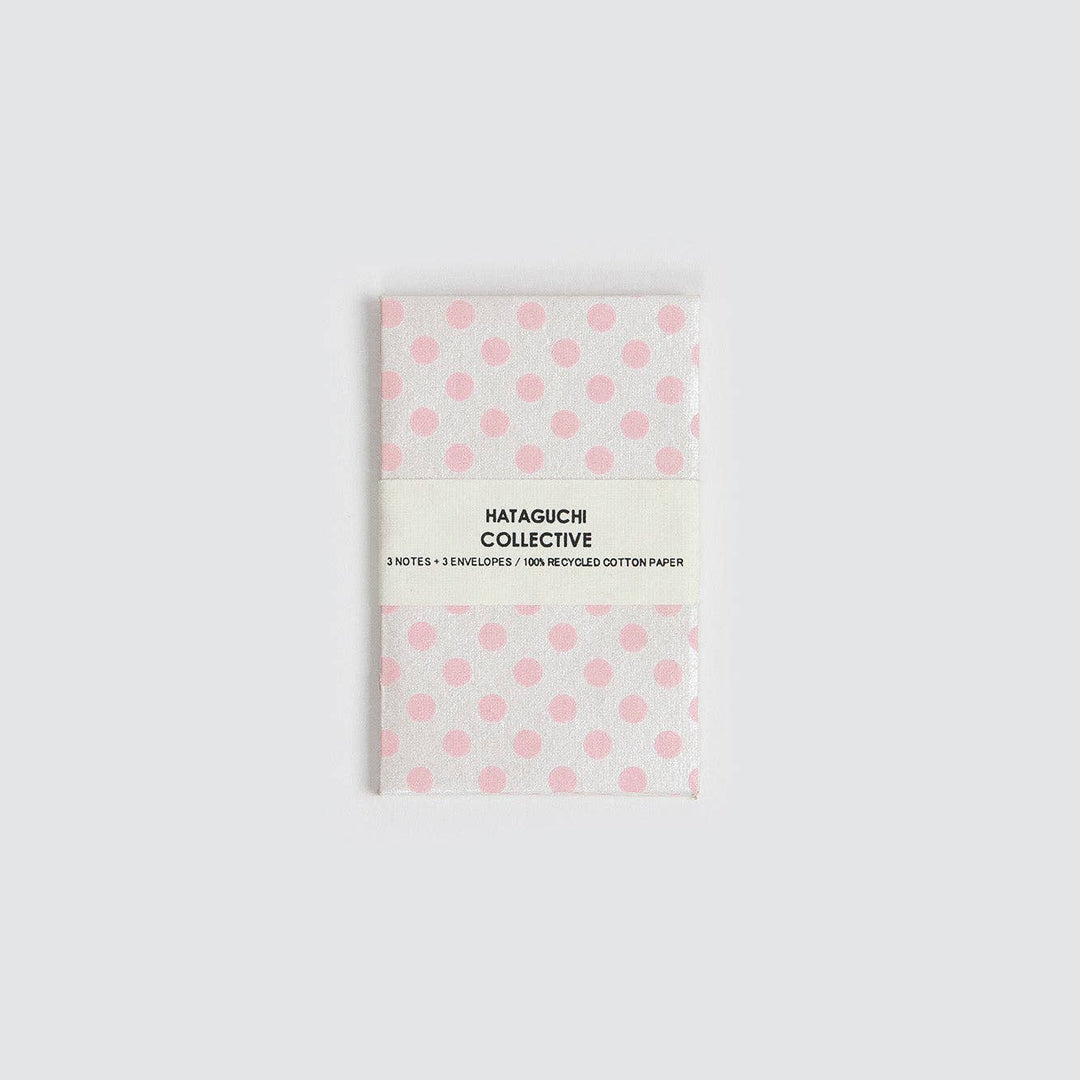 Small Envelope with Notecard Set: DOTS SUPER GOLD