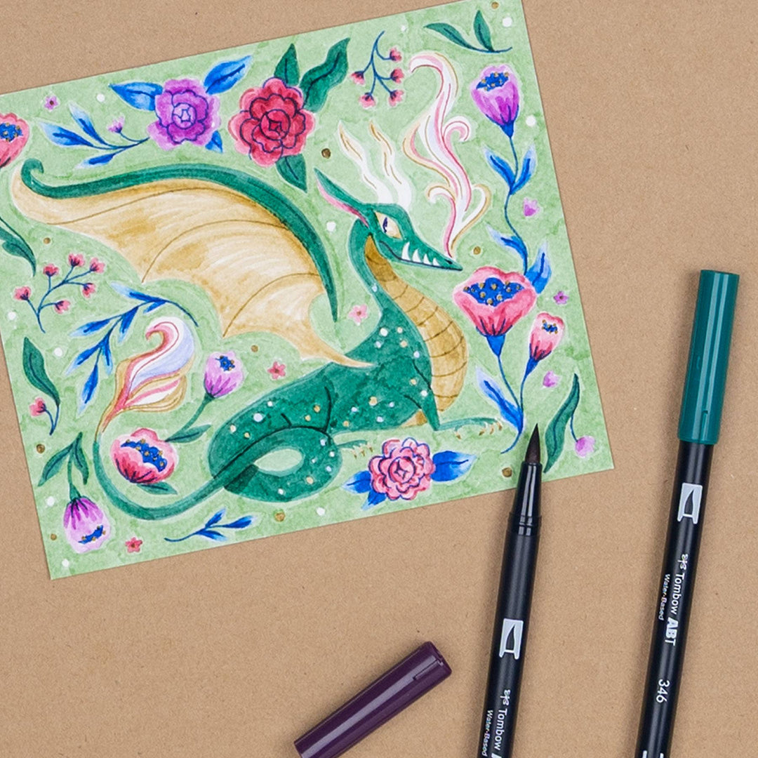 Dual Brush Markers: Dragons