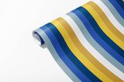 Hanukkah Stripe Design Gift Wrap - Flat Sheets