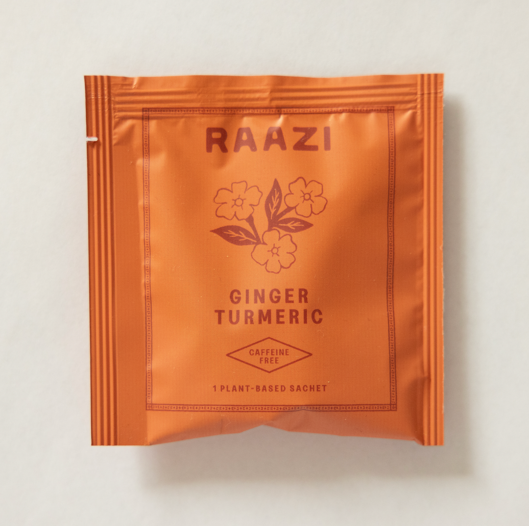 Ginger Turmeric - Individually Wrapped Tea Bag