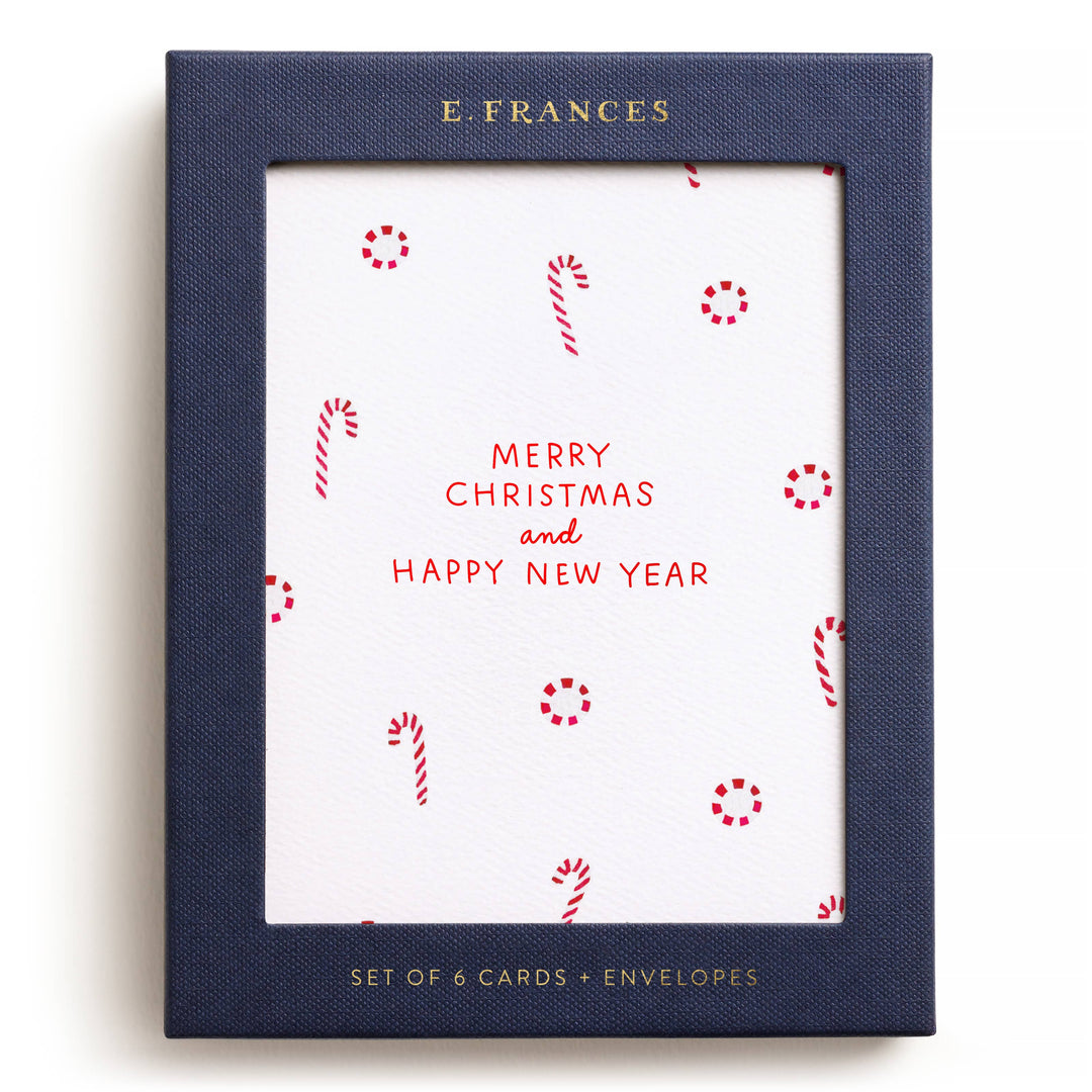Peppermints Holiday Boxed Card Set, Set of 6