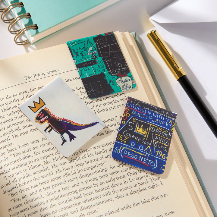 Basquiat Magentic Bookmarks