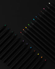 Black Wood Colored Pencil 36 color set