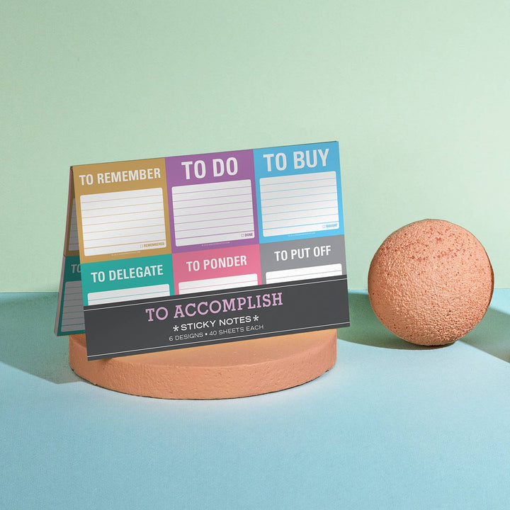 To Accomplish Sticky Notes Packet