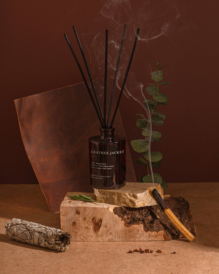 Leather Jacket Reed Diffuser