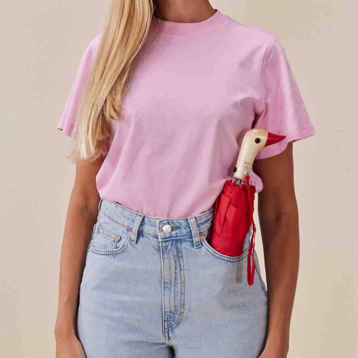 Red Compact Eco-Friendly Original Duckhead Umbrella