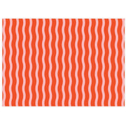 Tangy Red Fussy Stripe Tissue Paper