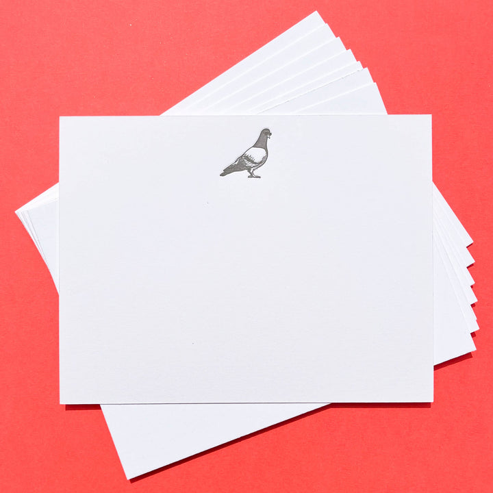 Pigeon Notecard Set - Letterpress Note Card Set