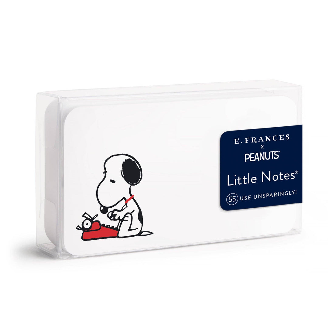 E. Frances x Peanuts™ Snoopy Typing Little Notes