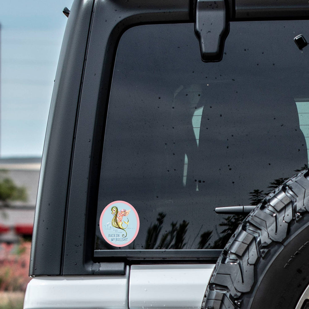 Funny Bullshit Swear Vintage High Quality Vinyl Sticker