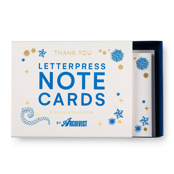 Thank You Stars Notecard Set