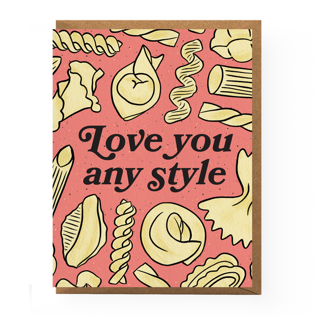 Pasta Love Card