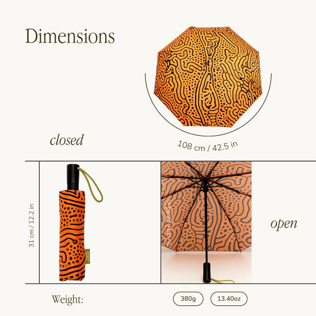 New Print! Ferrofluid Eco-Friendly Automatic Daily Umbrella