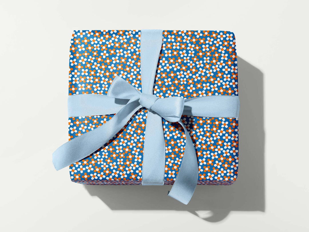 Little Fleurs on the Prairie, Midnight, Wrap Sheets or Roll