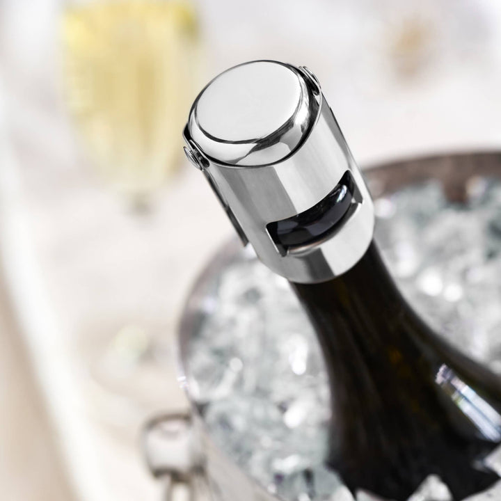 Fizz Chrome Champagne Stopper Silver or Gold