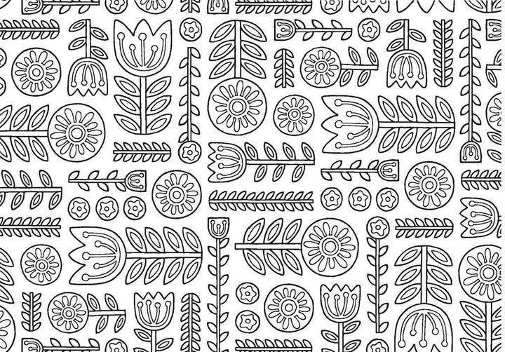 The Mindfulness Patterns Coloring Book