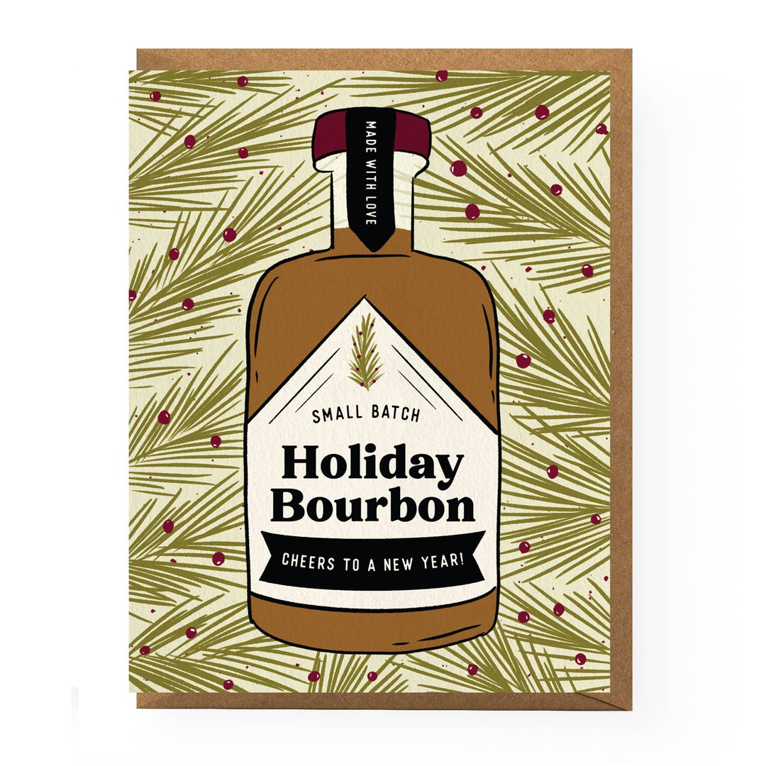 Holiday Bourbon Card: Single card
