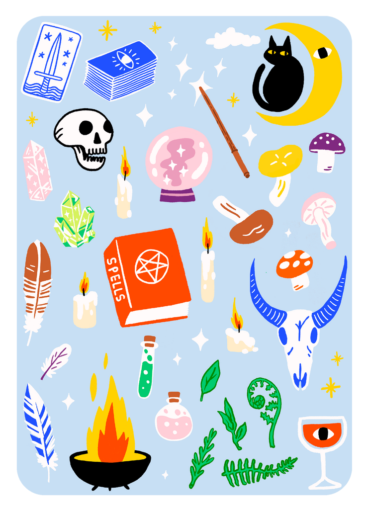Occult Classics Iron On Sheet Set