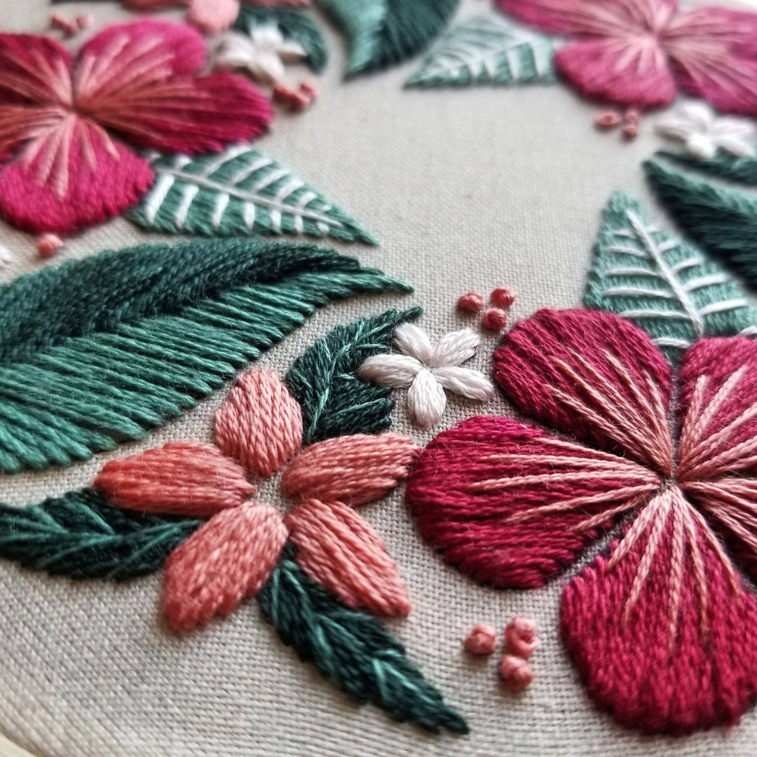 Floral Flourish Beginner Embroidery Kit