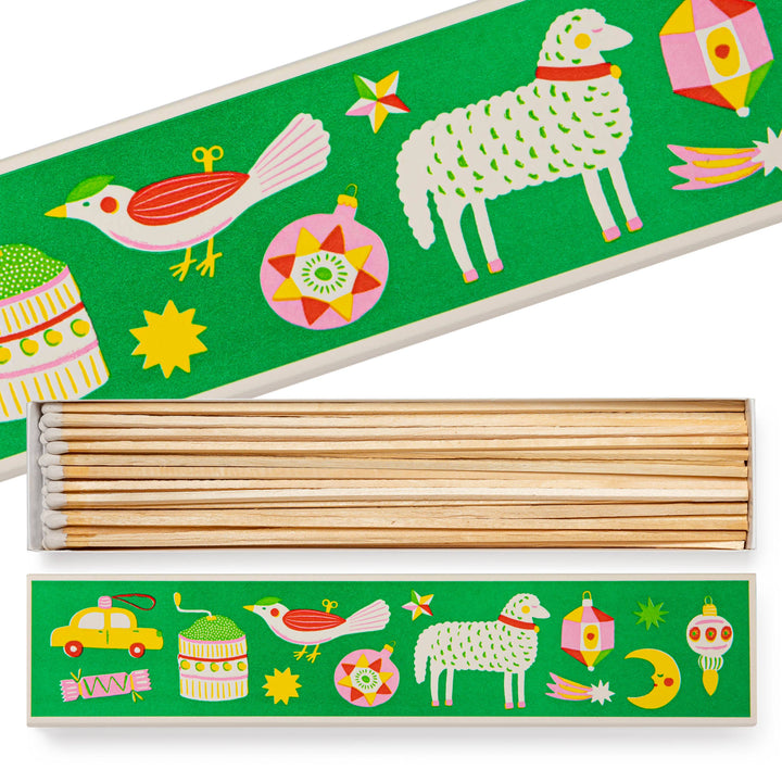 Ornaments | Long - Christmas Safety Matches 🎄
