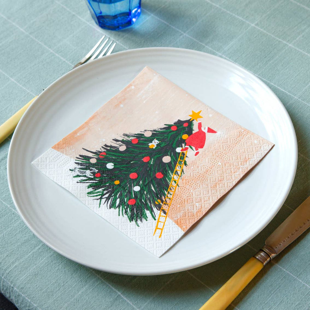Christmas Tree Napkins 20 Pack
